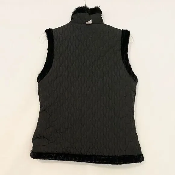 NWT Casual Identity Reversible Faux Fur Vest size SP - Picture 8 of 10